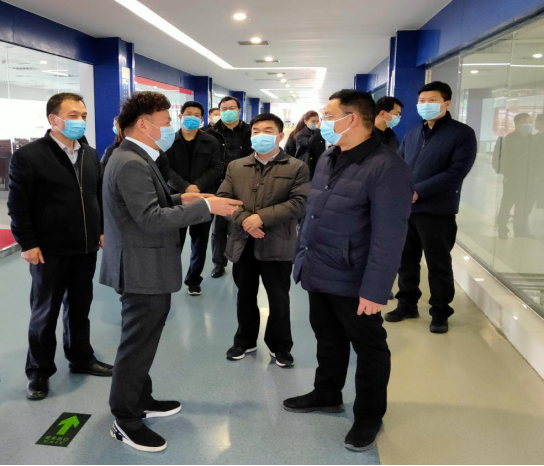 省委统战部副部长张红林一行莅临花花牛乳业集团 调研复工复产暨二七区民营经济发展工作座谈会