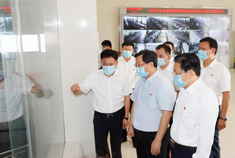 快讯 | 河南省委常委、省纪委书记、省监委主任任正晓莅临花花牛乳业集团新蔡瑞亚牧场调研